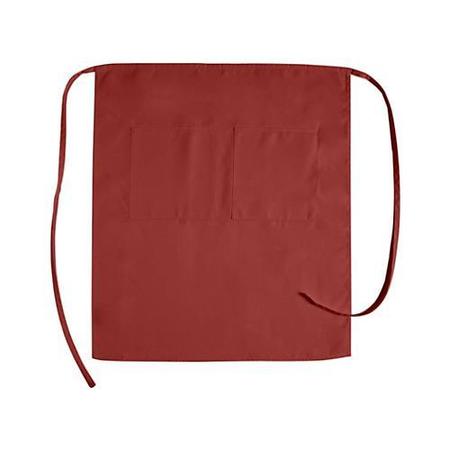 KNG 2 Pocket Burgundy Bistro Apron 1043BRG